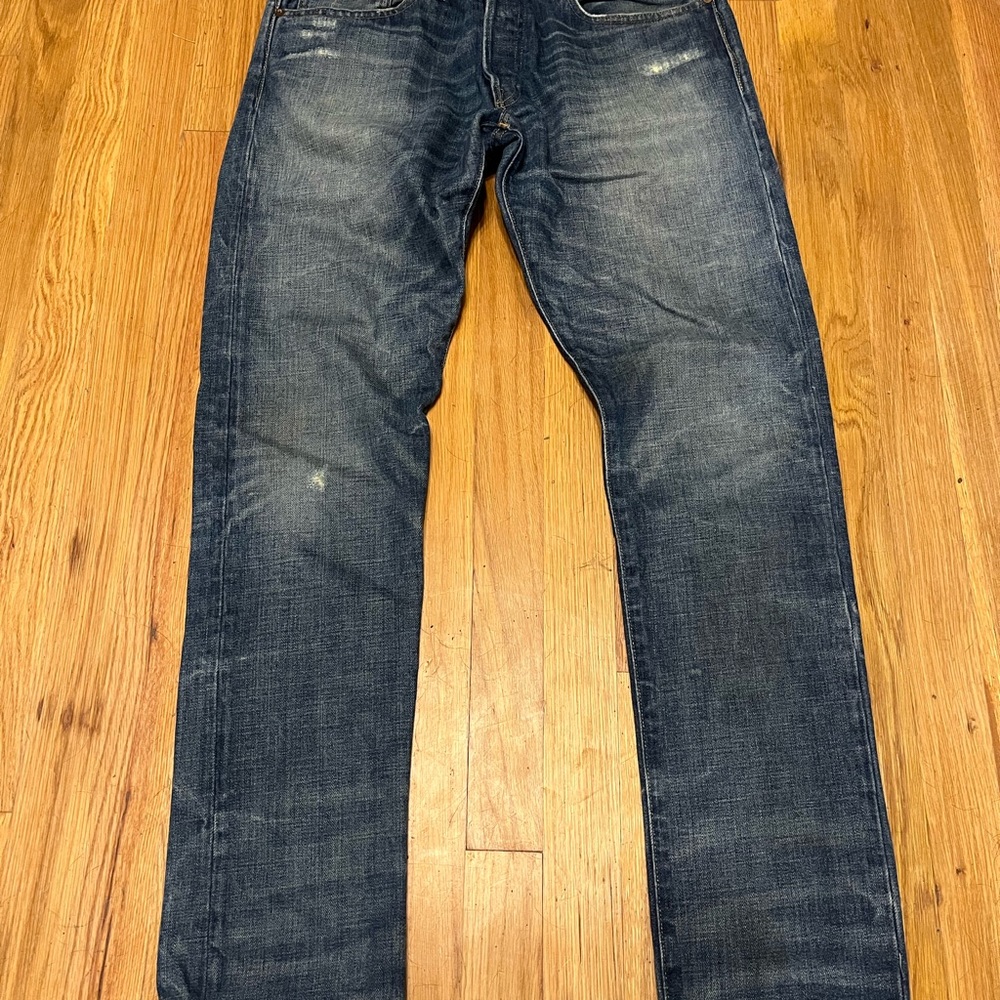 Men’s Ralph Lauren Polo distressed 32 x 32 blue jeans
